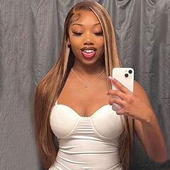 6x6 highlighted wig 32 - 40