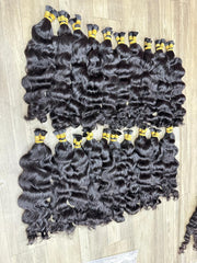 Raw Burmese Curly Bulk Hair