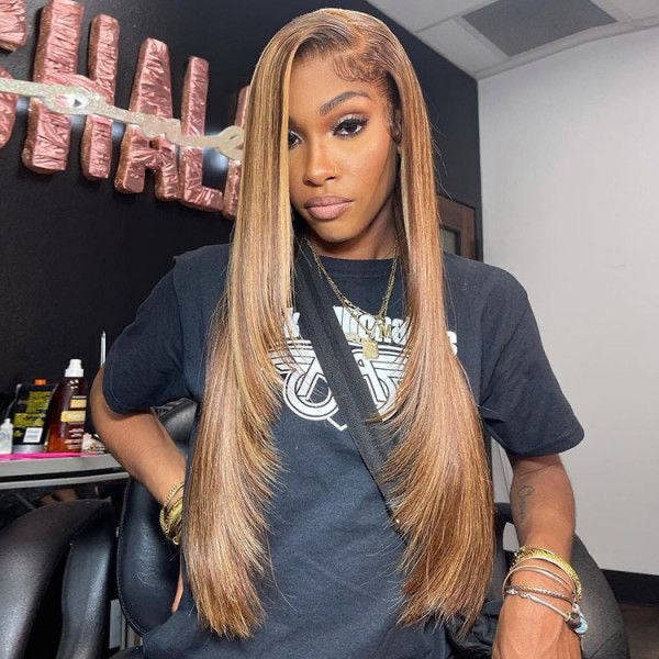 4x4 HD Highlighted Wig 12 - 30”