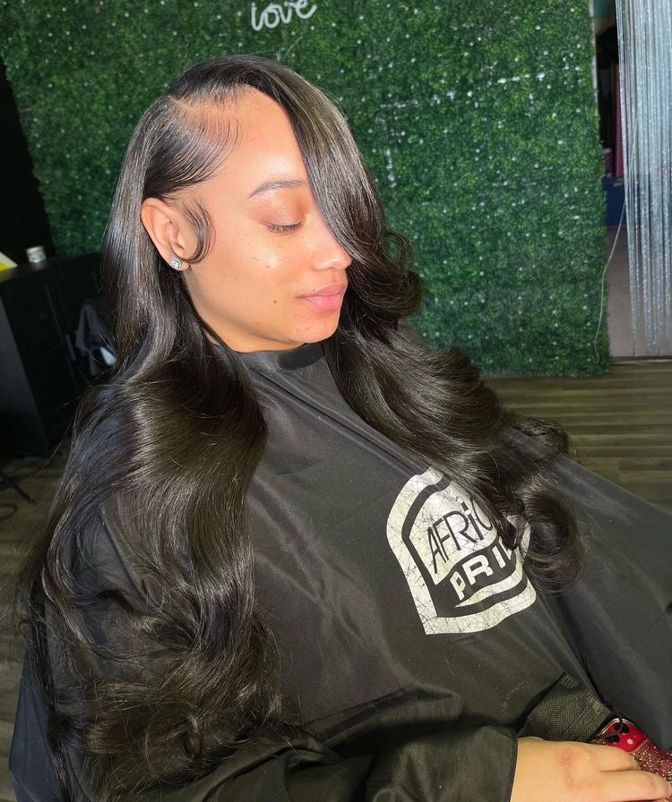 Raw 13x4 frontal wigs