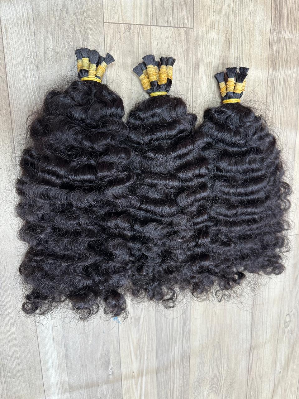 One bundle of bulk hair