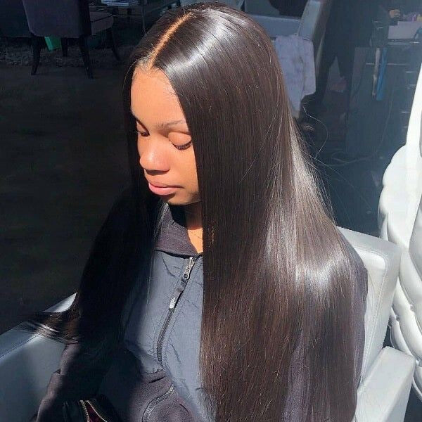 HD straight closure wig 32-40