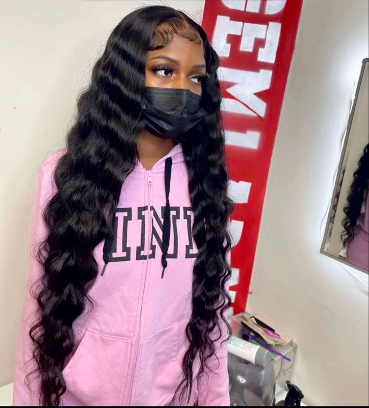Raw 13x6 frontal wigs